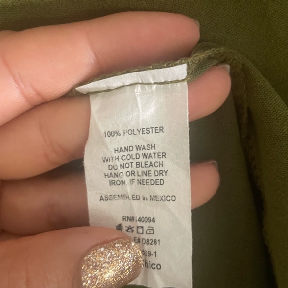 Love you more Los Angeles Green Women’s Dress. Size XS - Picture 3 of 3